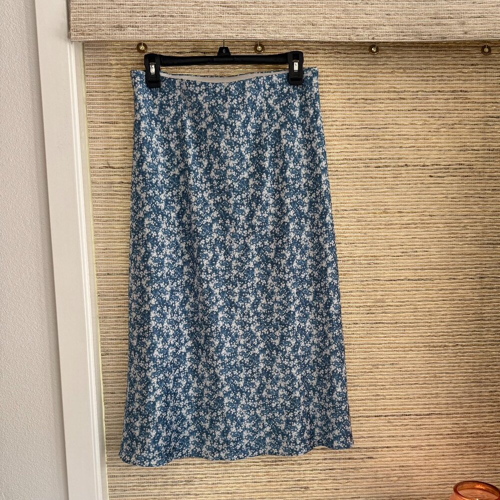 LOFT Satin Slip Skirt - Picture 3 of 3